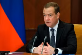 Cựu Tổng thống Nga Dmitry Medvedev (Ảnh: AP)