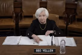 Bộ trưởng Tài chính Mỹ Janet Yellen hối thúc các bên tiến tới thoả thuận về trần nợ (Ảnh: Getty)