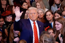 Tổng thống Mỹ Donald Trump ngày 5/2 tại Washington. Ảnh: Getty.