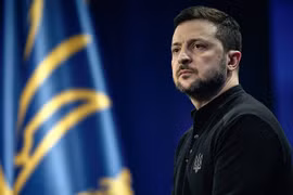 Tổng thống Ukraine Volodymyr Zelensky. Ảnh: Getty.