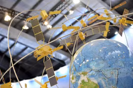 Hệ thống định vị vệ tinh Beidou của Trung Quốc cũng chịu ảnh hưởng do chiến sự ở Ukraine. Ảnh: China Daily.