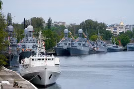 Căn cứ Hải quân của Hạm đổi Baltic của Nga (Ảnh: Iz.ru)