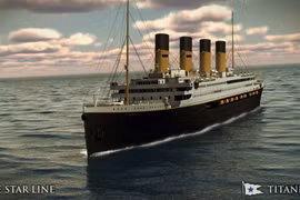Chủ tịch công ty Blue Star Line Clive Palmer quyết tâm biến giấc mơ Titanic II của mình thành hiện thực (Ảnh: Blue Star)