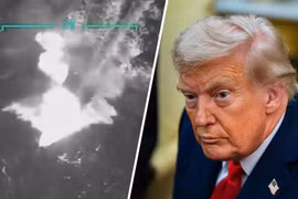 Chính quyền Tổng thống Mỹ Donald Trump có cơ sở pháp lý nào cho các vụ không kích tàu trên biển Caribe và Thái Bình Dương? Ảnh: NBC.