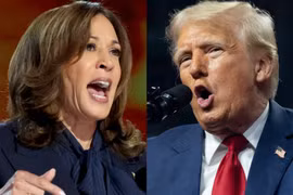Trong cuộc thăm dò mới nhất, bà Kamala Harris đang dẫn trước ông Donald Trump ở bang Iowa (Ảnh: Getty)