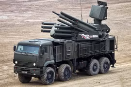 Xe chiến đấu phòng không Pantsir-S. Ảnh: MW.