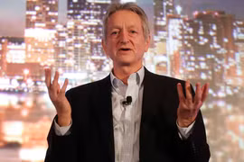 Geoffrey Hinton, người được mệnh danh là "Bố già AI". Ảnh: Reuters.