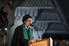 Tổng thống đắc cử Iran Ebrahim Raisi (Ảnh: INSS)