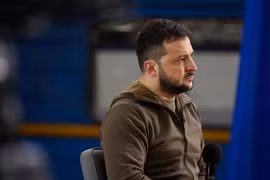 Tổng thống Ukraine Volodymyr Zelensky (Ảnh: RT)