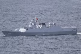 Trung Quốc được cho là đã chuyển đổi tàu Type 056 thành tàu hải cảnh (Ảnh: SCMP)