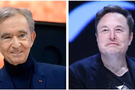 Bernard Arnault mất nhiều tiền hơn bất kỳ tỷ phú nào khác trong năm 2024, trong khi tài sản của Elon Musk tăng gần gấp đôi. Ảnh: Getty.