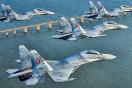 Các chiến đấu cơ Su-30MK2 của Không quân Venezuela. Ảnh: MW.