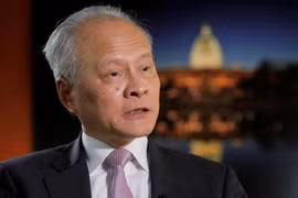 Đại sứ Trung Quốc tại Mỹ Thôi Thiên Khải (Ảnh: The National)