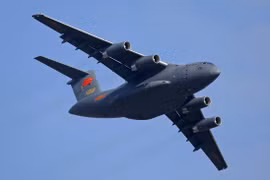 Trung Quốc đã điều máy bay Y-20 tới Serbia trong hôm cuối tuần trước (Ảnh: AP)