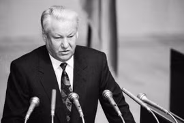 Tổng thống LB Nga lúc bấy giờ, Boris Yeltsin (Ảnh: TASS)