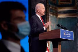 Lễ tuyên thệ nhậm chức của ông Joe Biden diễn ra trong bối cảnh đại dịch COVID-19 và quan ngại an ninh (Ảnh: ABC News)