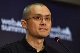 Changpeng Zhao người sáng lập sàn giao dịch tiền mã hoá Binance (Ảnh: Bloomberg)