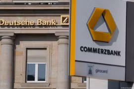 Deutsche Bank có nguy cơ trở thành mắt xích yếu tiếp theo của hệ thống ngân hàng (Ảnh: DW)