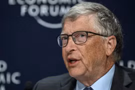 Tỉ phú Mỹ, người sáng lập Microsoft Bill Gates (Ảnh: AFP)