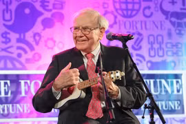 Tài sản ròng của Warren Buffett đã tăng hơn 16 tỉ USD trong năm nay, tính đến ngày 20/9/2023 (Ảnh: Getty)