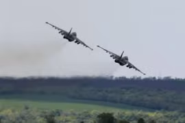 Chiến đấu cơ Su-25 của Nga (Ảnh: Sputnik)