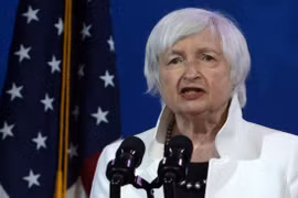 Bộ trưởng Tài chính Mỹ Janet Yellen (Ảnh: TNS)