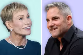 Hai triệu phú tự thân Barbara Corcoran và Grant Cardone (Ảnh: CNBC)