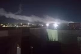 Nhiều vụ nổ xảy ra tại khu vực biên giới Iraq-Syria (Ảnh: RT)