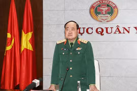 Thượng tướng Trần Đơn chủ trì hội nghị. Ảnh: BQP.