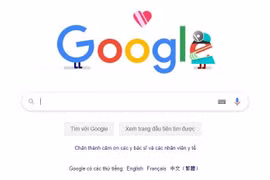 Hình ảnh tại trang chủ Google Việt Nam ngày 13/4. Ảnh chụp màn hình - Anh Lê.