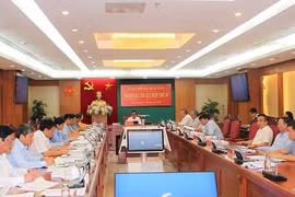 Kỳ họp 47 của Ủy ban Kiểm tra Trung ương. Ảnh: UKTTW