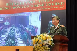 Bộ trưởng Tô Lâm phát biểu tại Hội nghị. Ảnh: Bộ Công an
