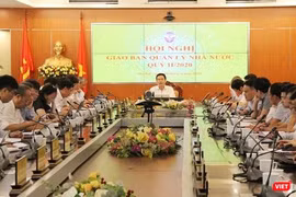 Bộ trưởng Nguyễn Mạnh Hùng chủ trì Hội nghị giao ban quản lý nhà nước quý II/2020