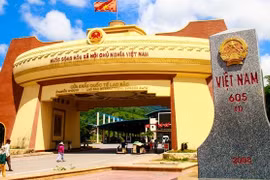 Cửa khẩu quốc tế Lao Bảo. Ảnh: quangtri.gov,vn