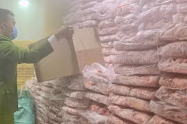Hà Nội: Thu giữ 6,2 tấn thực phẩm đông lạnh không rõ nguồn gốc, có dấu hiệu bị hỏng