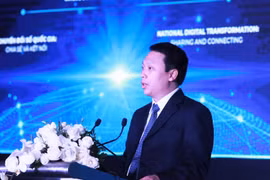 Thứ trưởng Bộ Thông tin và Truyền thông Nguyễn Huy Dũng phát biểu tại sự kiện