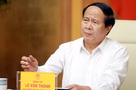 Phó Thủ tướng Lê Văn Thành tại hội nghị “Tháo gỡ khó khăn, vướng mắc cho các doanh nghiệp sản xuất tại các khu công nghiệp, khu chế xuất, khu công nghệ cao và cụm công nghiệp” (Ảnh: VGP)