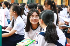 Thí sinh dự thi tuyển sinh vào lớp 10 tại TP.HCM