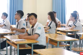 Thí sinh dự thi THPT quốc gia 2019
