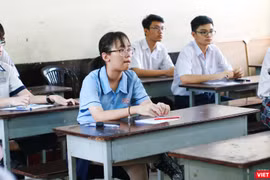 Công tác coi thi được thực hiện nghiêm túc 