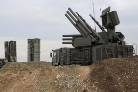 Tổ hợp pháo - tên lửa phòng không tầm gần Pantsir-S1 trên chiến trường Syria