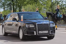 Chiếc xe chở tổng thống Putin trong lễ nhậm chức ngày 7/5