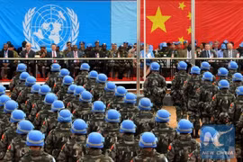 Lính Trung Quốc làm nhiệm vụ ở Nam Sudan