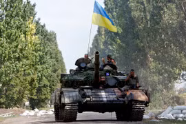 Xe tăng Ukraine ở miền đông