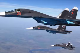 Chiến đấu cơ Su-34 Nga tham chiến tại Syria