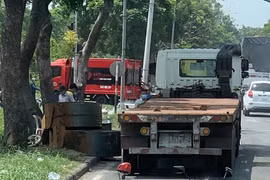 Hiện trường vụ tai nạn 