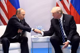 Tổng thống Putin và tổng thống Trump.