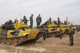 Lính tăng Việt Nam.