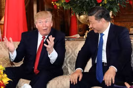 Hai ông Donald Trump và Tập Cận Bình.