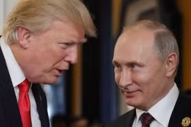 Tổng thống Mỹ Donald Trump và tổng thống Nga Vladimir Putin.